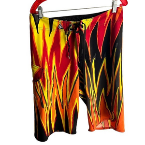 VOLCOM Fire Flames  Shorts men sz‎  32